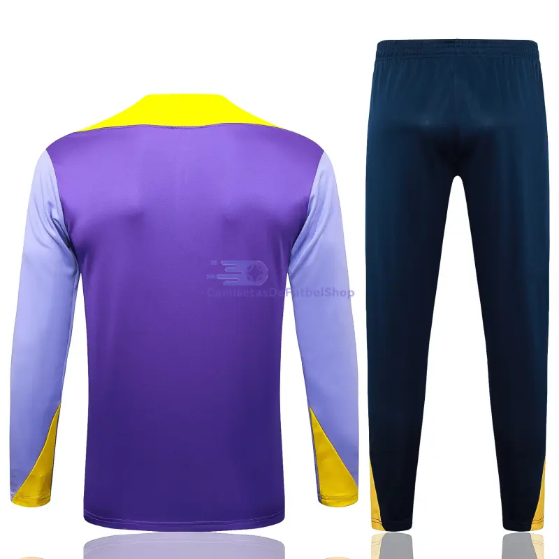 Sudadera De Entrenamiento Atlético de Madrid 2025/2026 Kit Morado/Amarillo