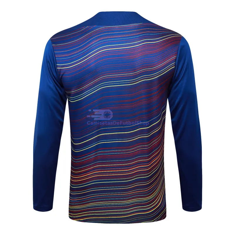 Sudadera De Entrenamiento Barcelona 2025/2026 Azul con Estampado