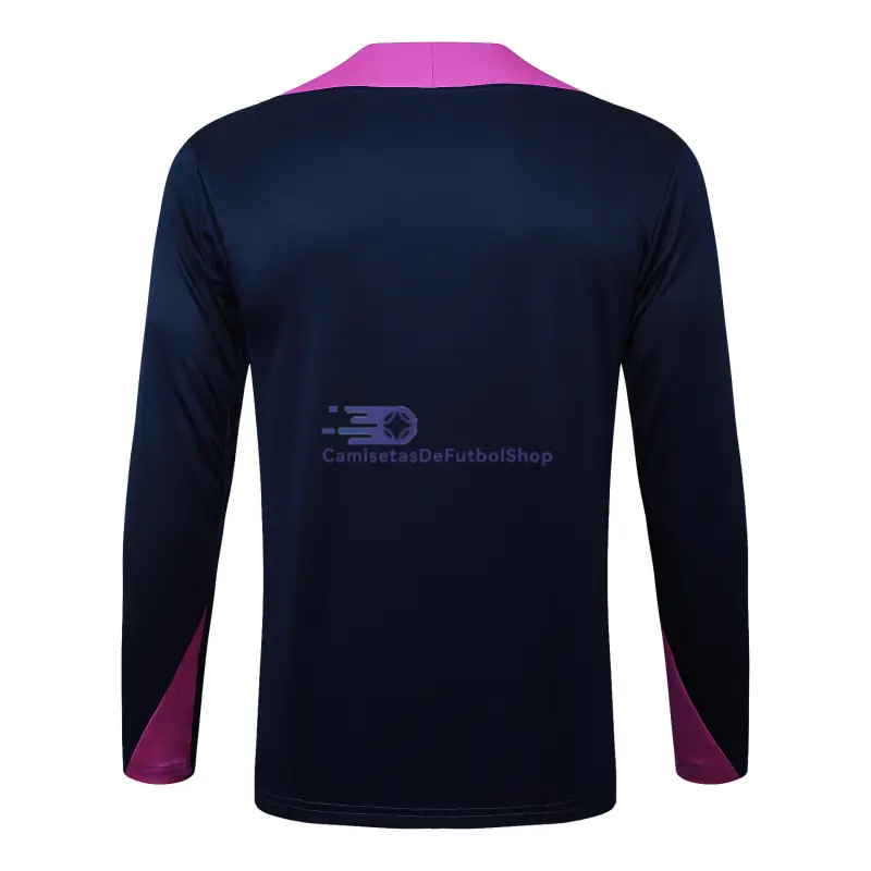 Sudadera De Entrenamiento Barcelona 2025/2026 Azul Marino/Morado