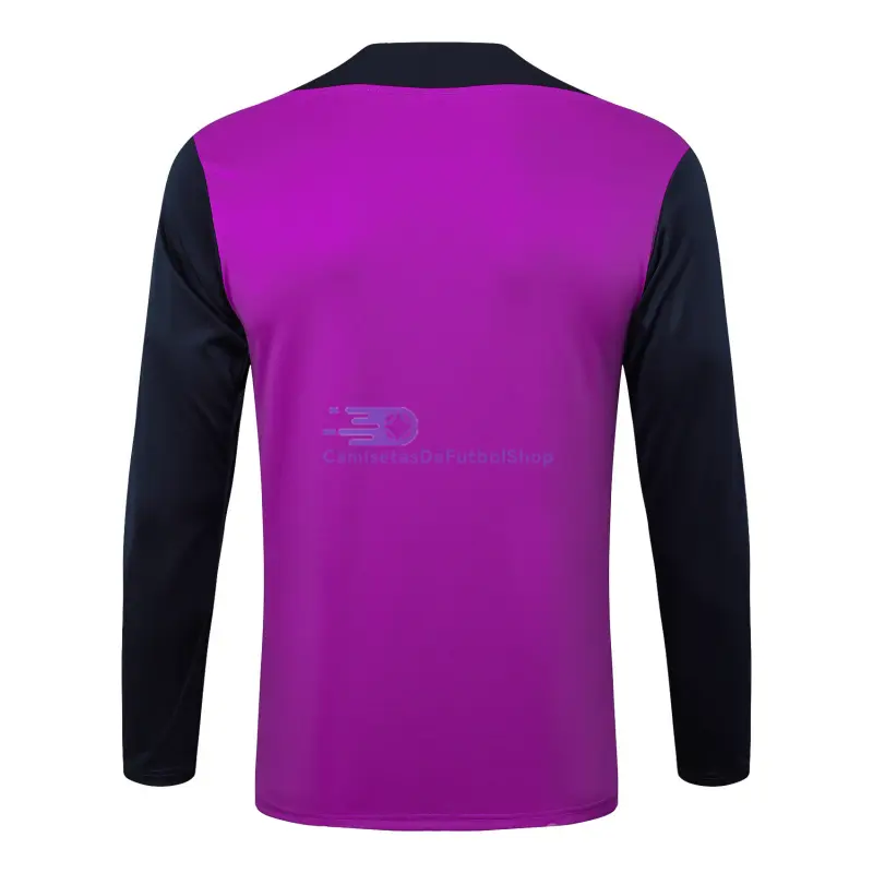Sudadera De Entrenamiento Barcelona 2025/2026 Morado/Azul Marino
