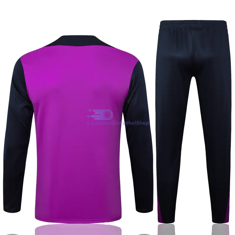 Sudadera De Entrenamiento Barcelona 2025/2026 Morado/Azul Marino
