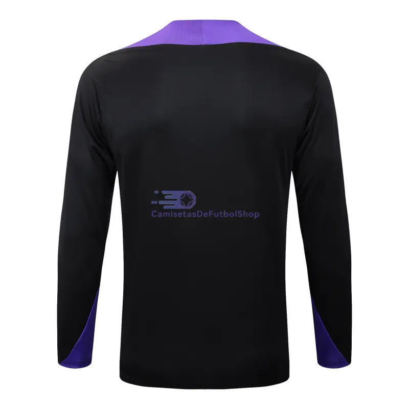 Sudadera De Entrenamiento Barcelona 2025/2026 Negro/Morado