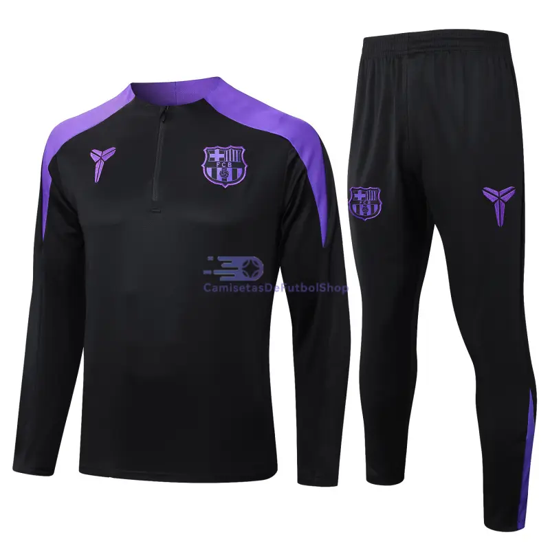 Sudadera De Entrenamiento Barcelona 2025/2026 Negro/Morado