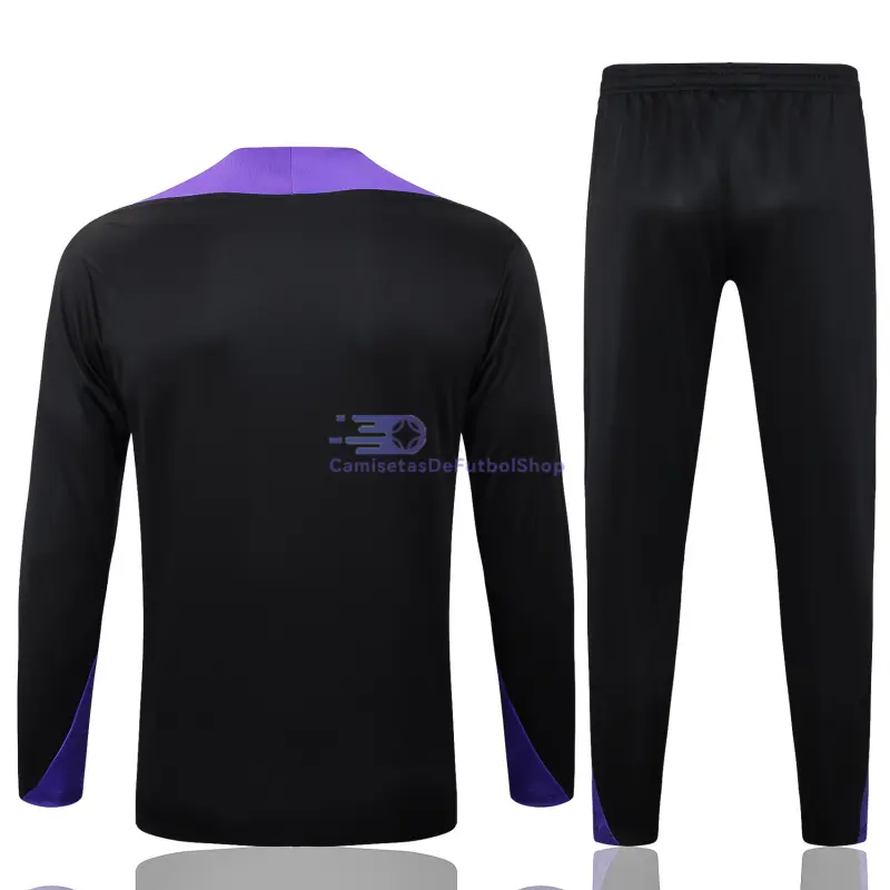 Sudadera De Entrenamiento Barcelona 2025/2026 Kit Negro/Morado
