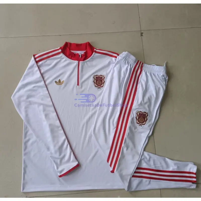 Sudadera De Entrenamiento Bayern Múnich 2025/2026 125 Aniversario Blanco Edición Conmemorativa