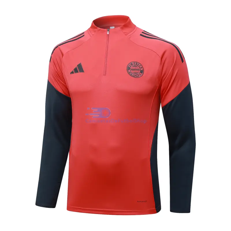Sudadera De Entrenamiento Bayern Múnich 2025/2026 Naranja/Azul Marino