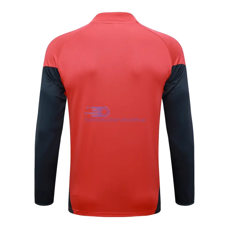 Sudadera De Entrenamiento Bayern Múnich 2025/2026 Naranja/Azul Marino