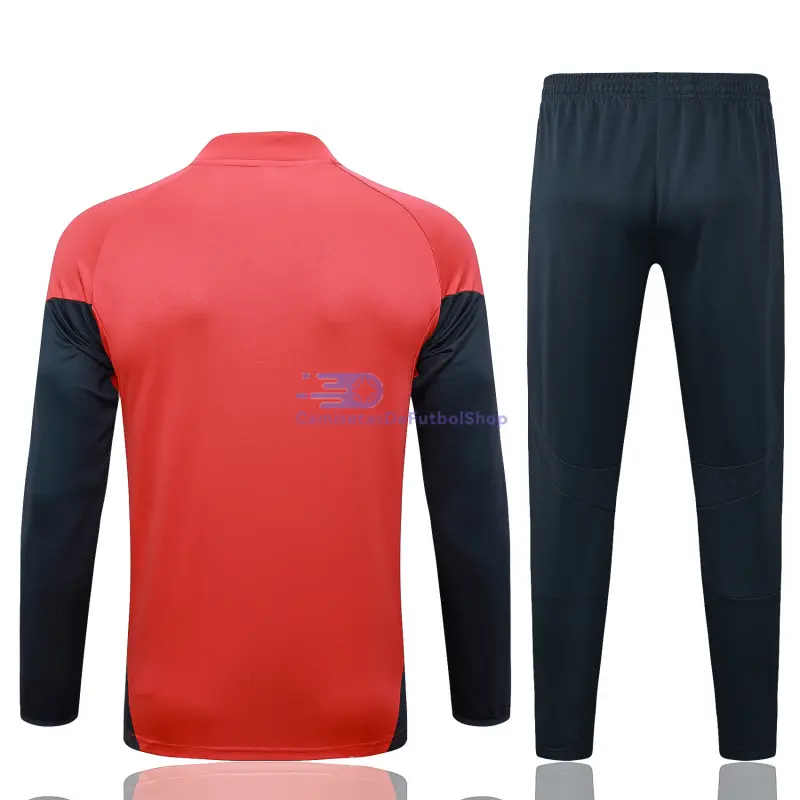Sudadera De Entrenamiento Bayern Múnich 2025/2026 Kit Retro Naranja/Azul Marino