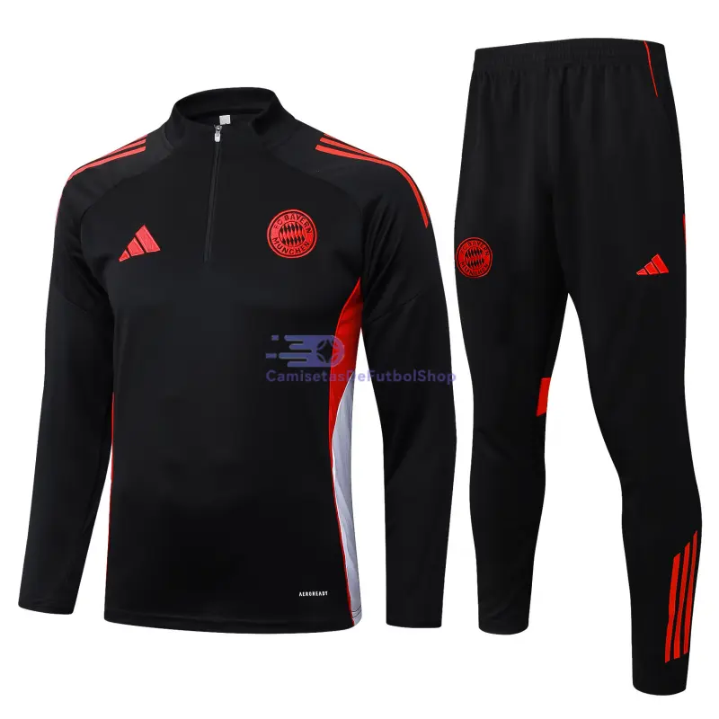 Sudadera De Entrenamiento Bayern Múnich 2025/2026 Negro/Rojo
