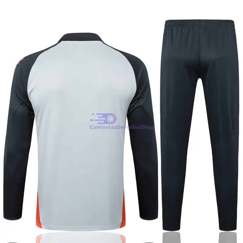 Sudadera De Entrenamiento Benfica 2025/2026 Kit Gris/Negro