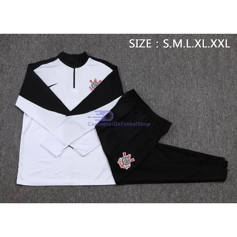 Sudadera De Entrenamiento Corinthians 2025/2026 Kit Blanco