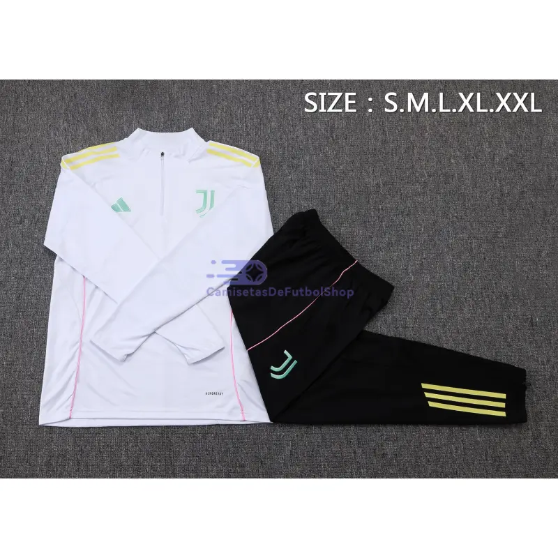Sudadera De Entrenamiento Juventus 2025/2026 Kit Blanco