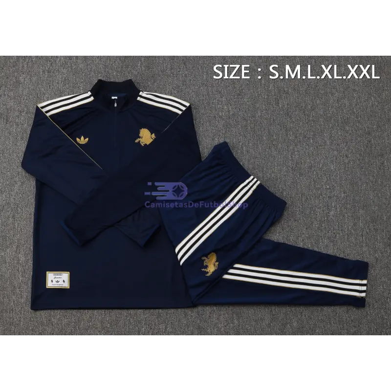 Sudadera De Entrenamiento Juventus 2025/2026 Kit Azul Marino