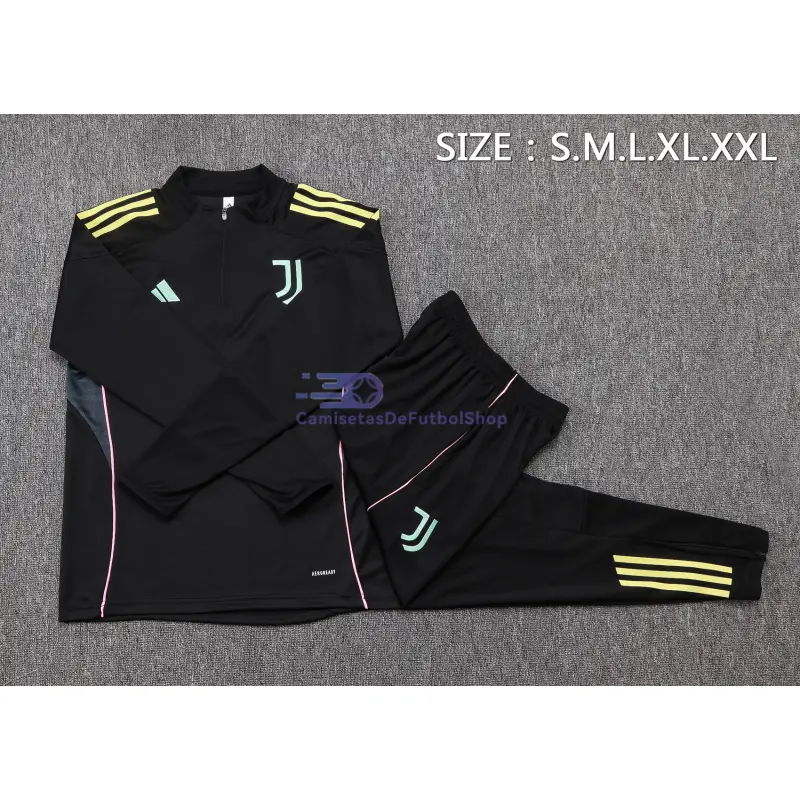 Sudadera De Entrenamiento Juventus 2025/2026 Kit Negro