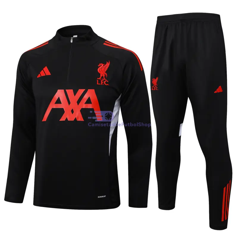 Sudadera De Entrenamiento Liverpool 2025/2026 Negro/Rojo