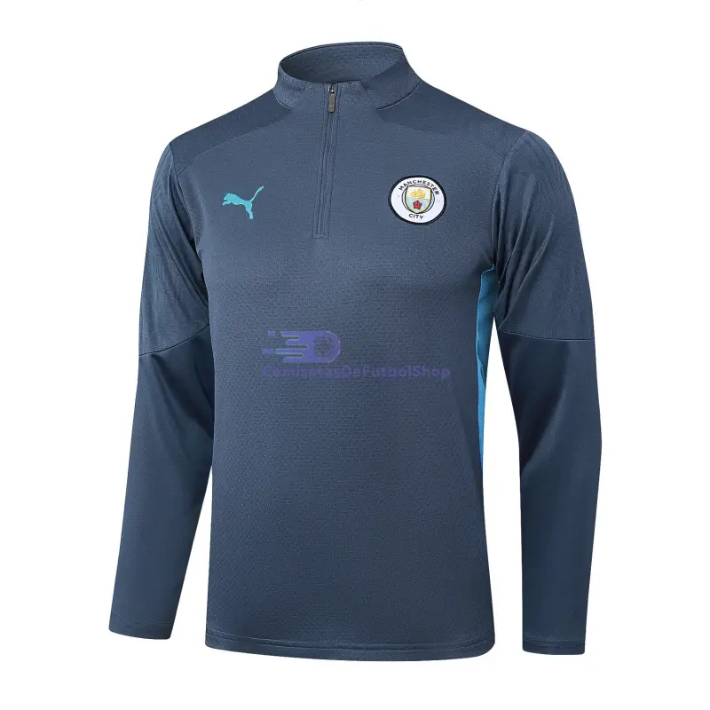 Sudadera De Entrenamiento Manchester City 2025/2026 Gris (EDICIÓN JUGADOR)