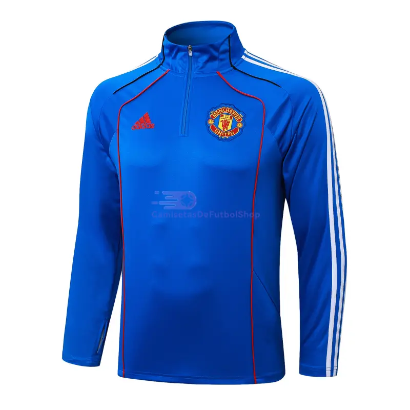Sudadera De Entrenamiento Manchester United 2025/2026 Azul Real