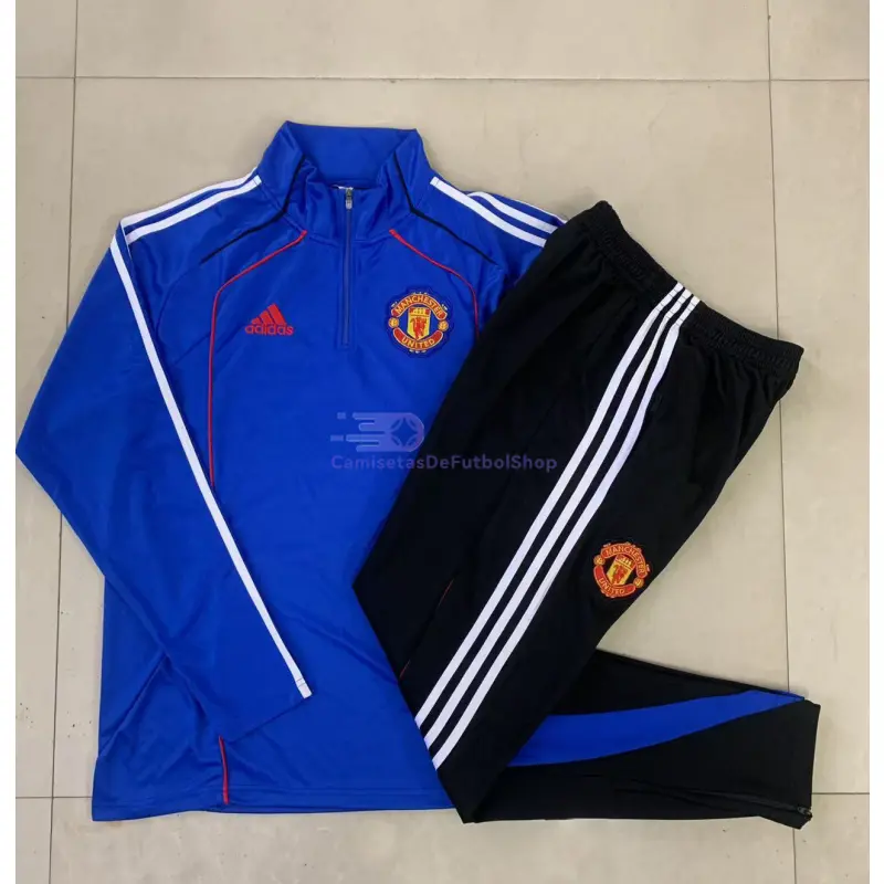 Sudadera De Entrenamiento Manchester United 2025/2026 Azul Real