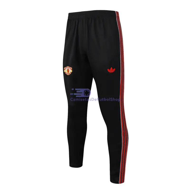 Sudadera De Entrenamiento Manchester United 2025/2026 Retro Negro/Rojo