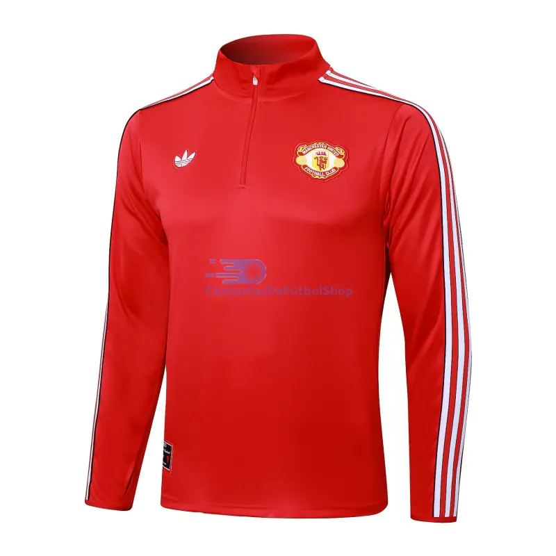 Sudadera De Entrenamiento Manchester United 2025/2026 Retro Rojo