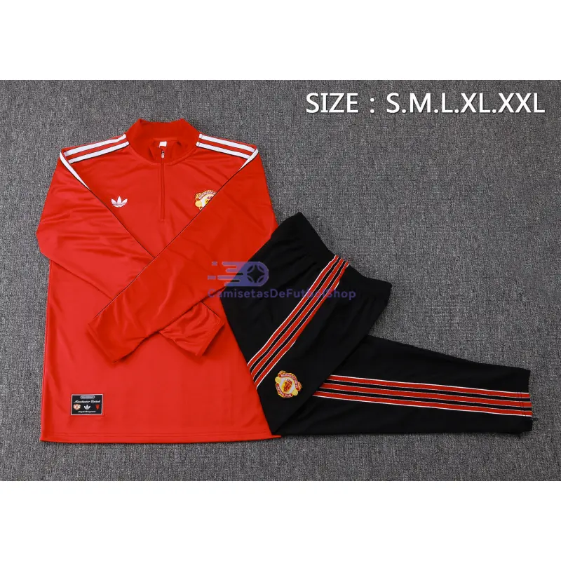 Sudadera De Entrenamiento Manchester United 2025/2026 Retro Rojo