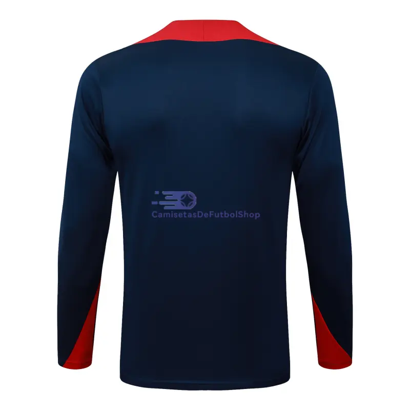 Sudadera De Entrenamiento PSG 2025/2026 Azul Marino/Rojo