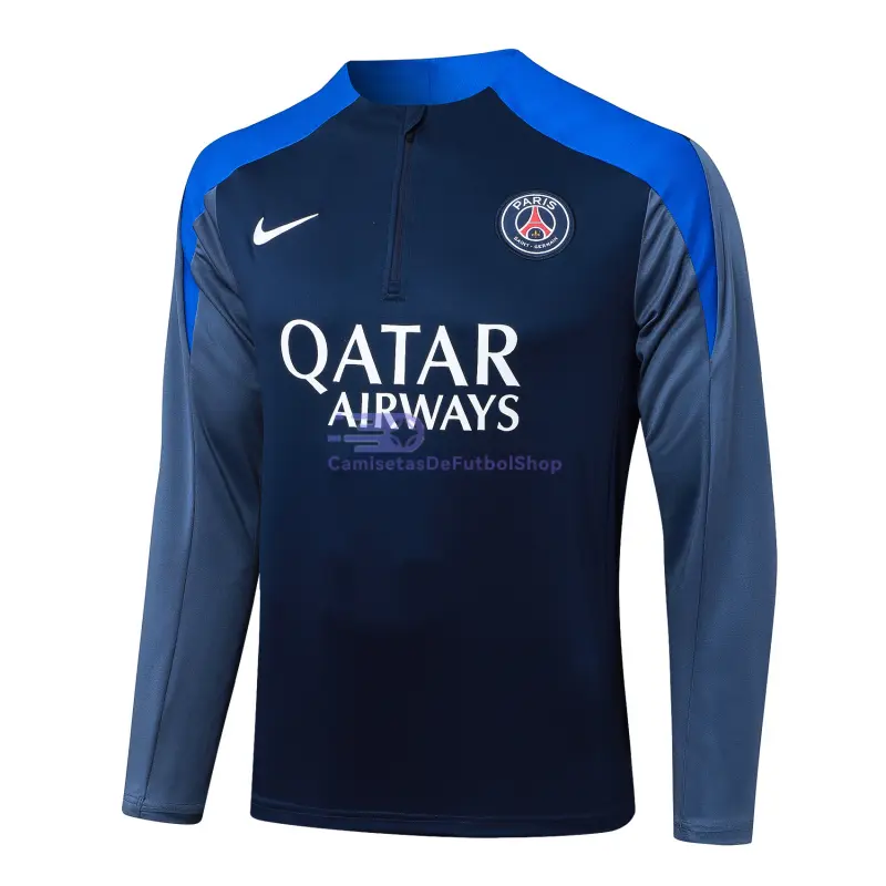 Sudadera De Entrenamiento PSG 2025/2026 Azul Oscuro