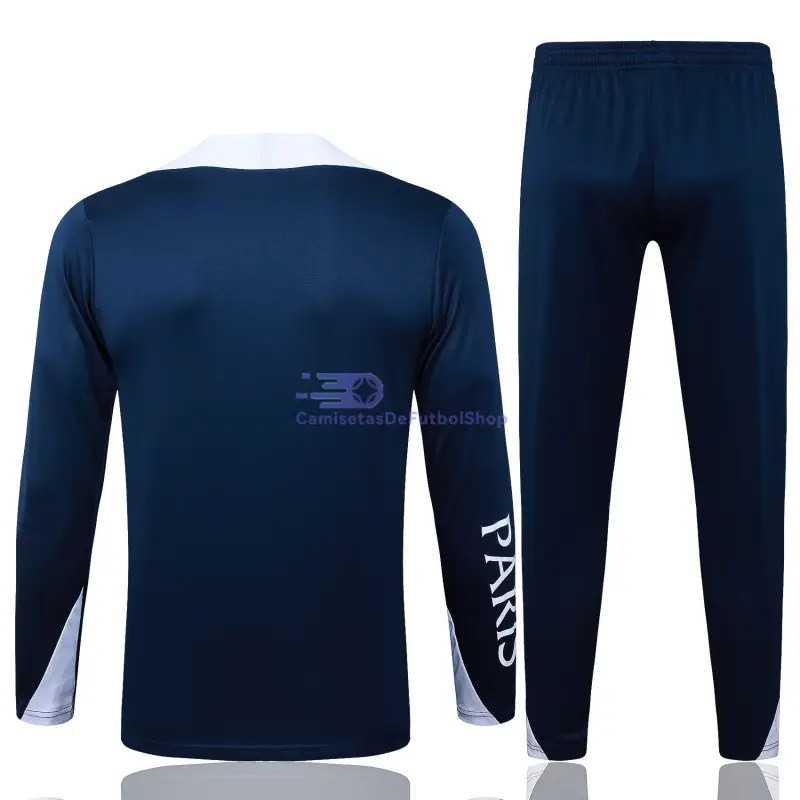 Sudadera De Entrenamiento PSG 2025/2026 Kit Azul Oscuro/Blanco