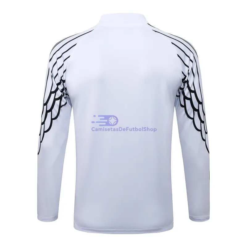 Sudadera De Entrenamiento PSG 2025/2026 Blanco con Estampado