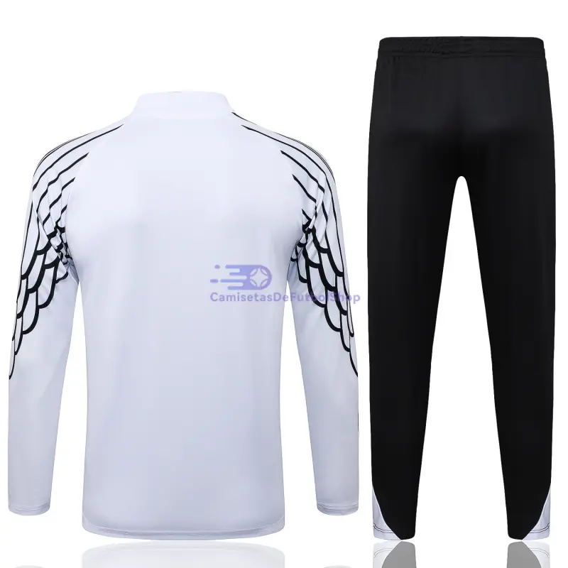 Sudadera De Entrenamiento PSG 2025/2026 Kit Blanco con Estampado