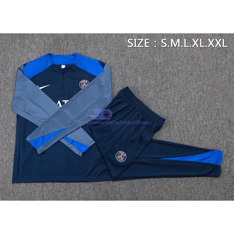 Sudadera De Entrenamiento PSG 2025/2026 Kit Azul Oscuro