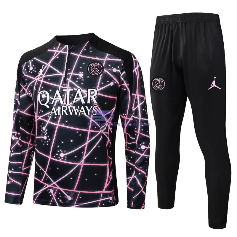Sudadera De Entrenamiento PSG 2025/2026 Negro con Estampado de Cielo Estrellado