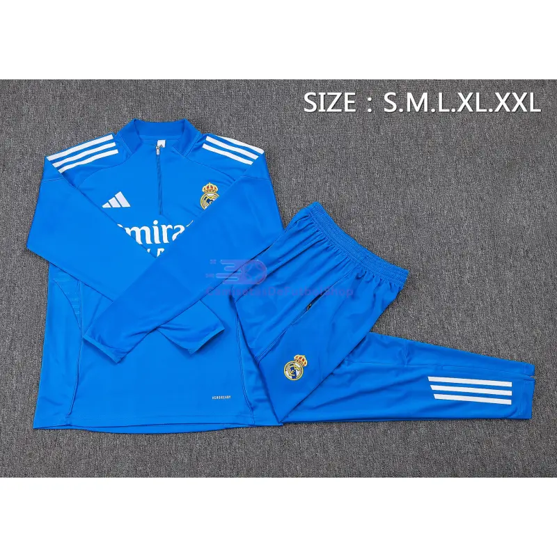 Sudadera De Entrenamiento Real Madrid 2025/2026 Kit Azul