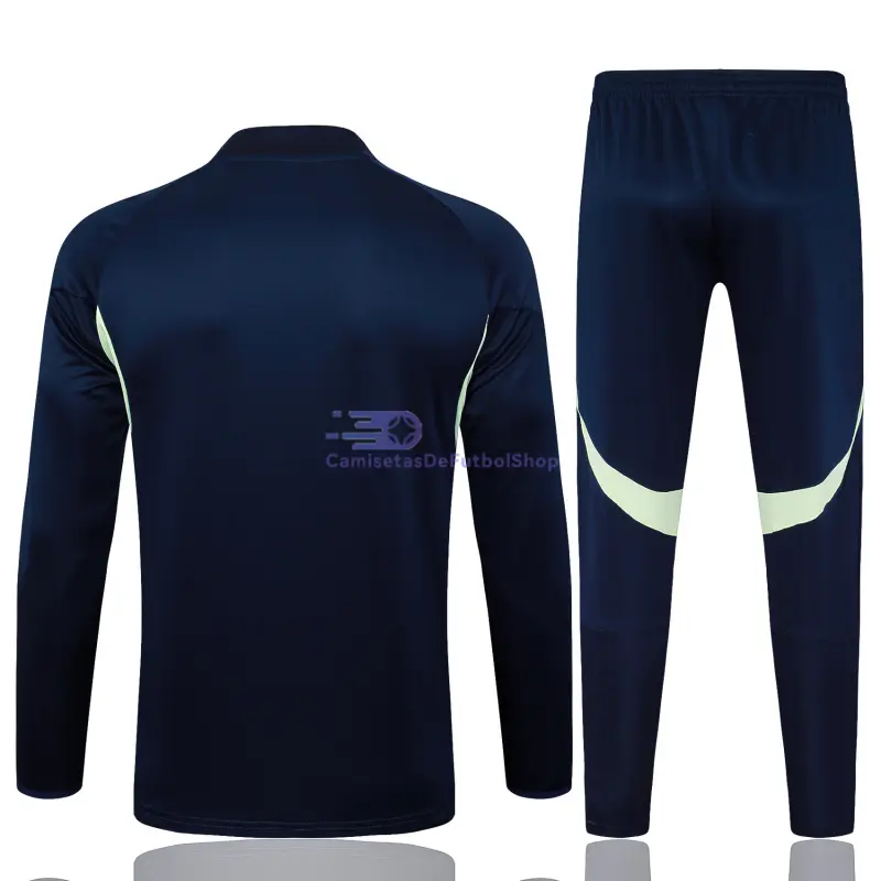 Sudadera De Entrenamiento Real Madrid 2025/2026 Kit Azul Marino/Amarillo