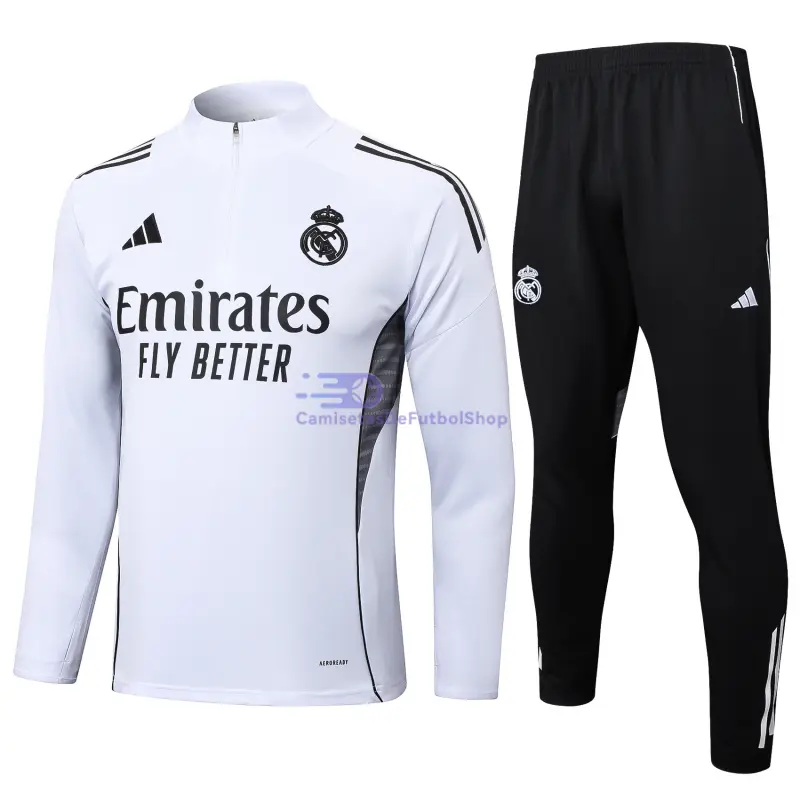 Sudadera De Entrenamiento Real Madrid 2025/2026 Blanco