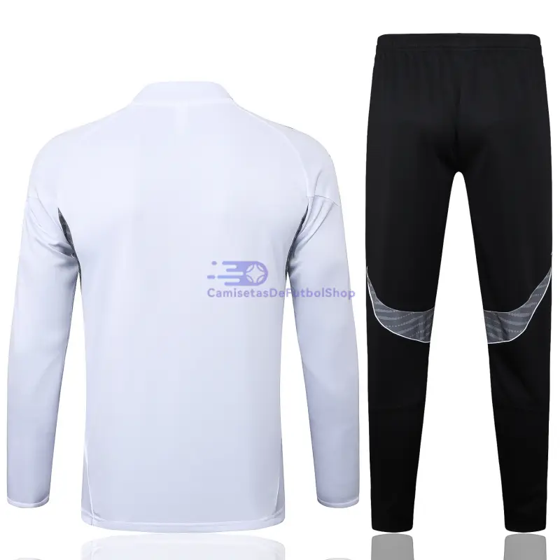 Sudadera De Entrenamiento Real Madrid 2025/2026 Kit Blanco/Gris