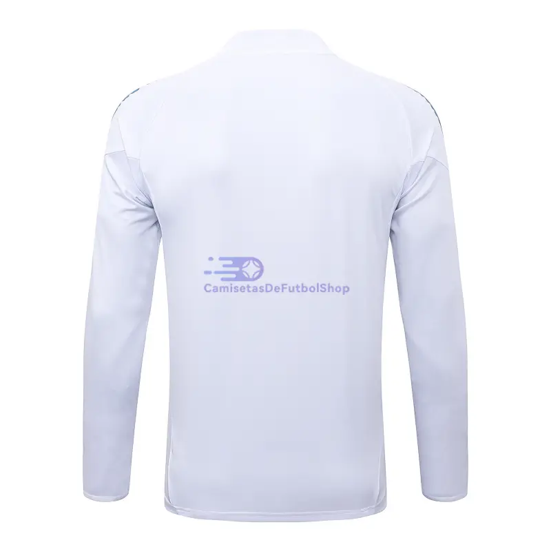 Sudadera De Entrenamiento Real Madrid 2025/2026 Blanco/Azul