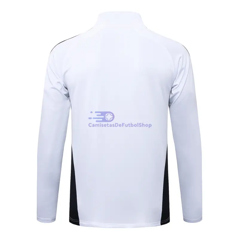 Sudadera De Entrenamiento Real Madrid 2025/2026 Blanco/Azul Marino