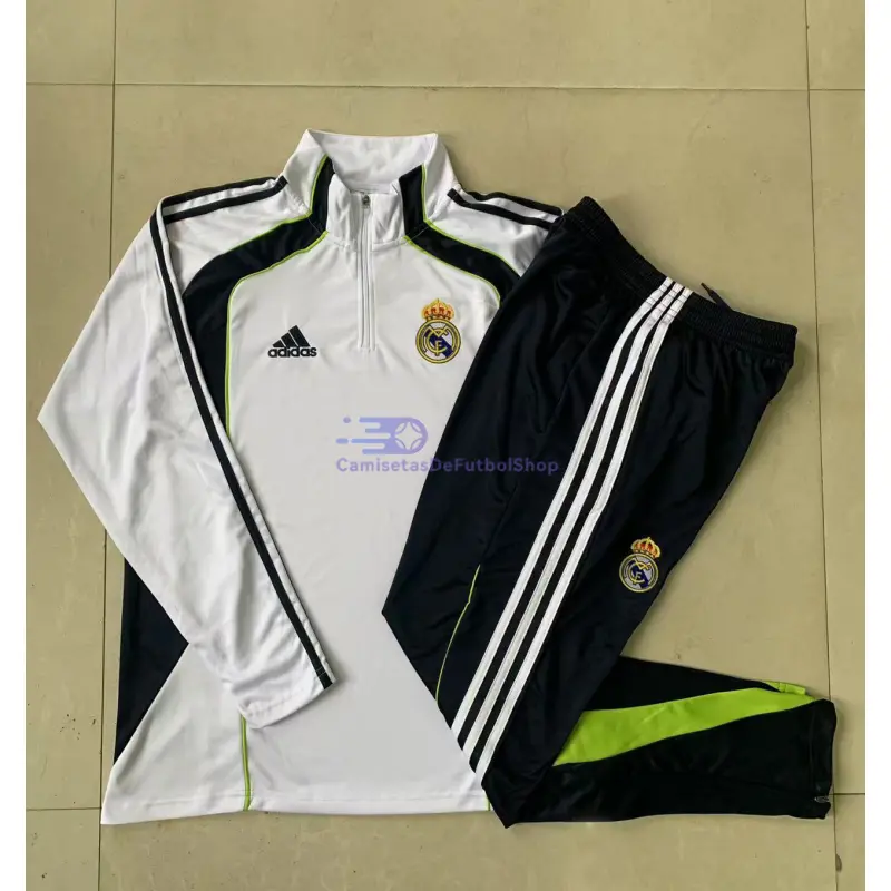 Sudadera De Entrenamiento Real Madrid 2025/2026 Blanco/Azul Marino