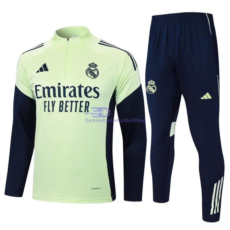Sudadera De Entrenamiento Real Madrid 2025/2026 Verde Claro/Azul