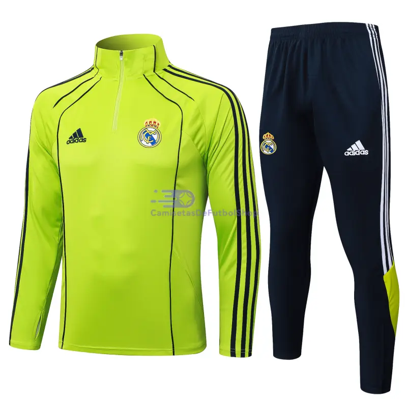 Sudadera De Entrenamiento Real Madrid 2025/2026 Kit Retro Verde Lima