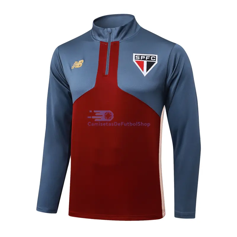 Sudadera De Entrenamiento São Paulo 2025/2026 Blanco con Estampado