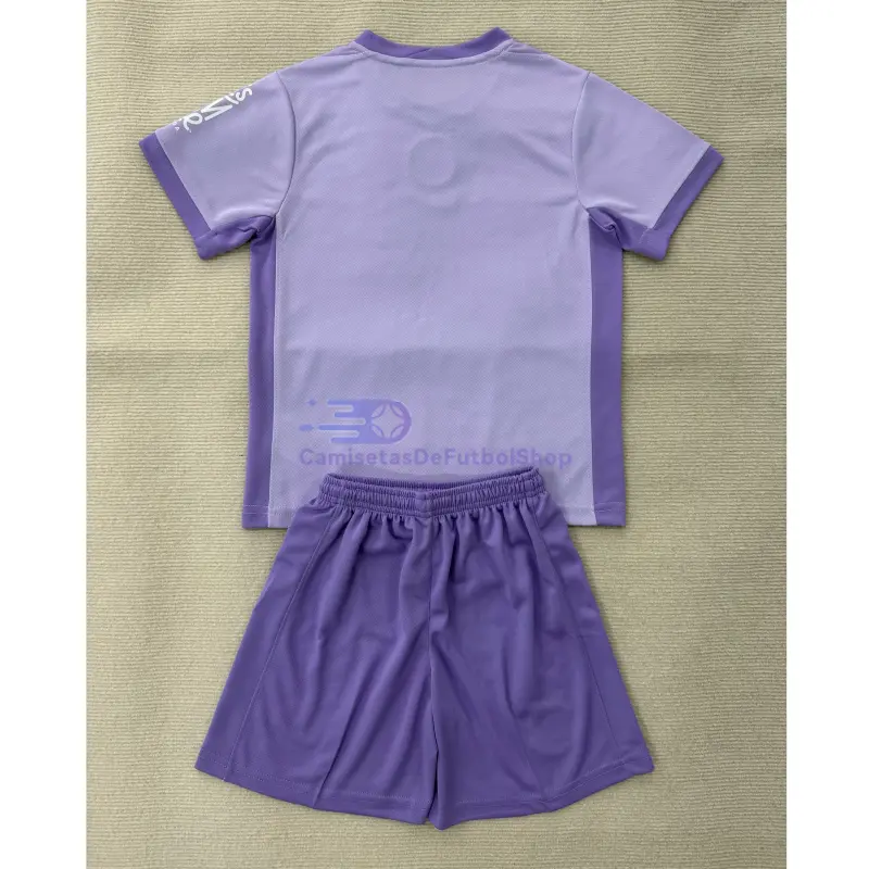 Camiseta Brighton 2025/2026 2ª Equipación Morado Niño Kit