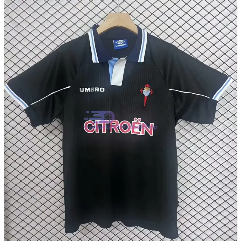 Camiseta Celta De Vigo 1997/98 2ª Equipación Retro Negro
