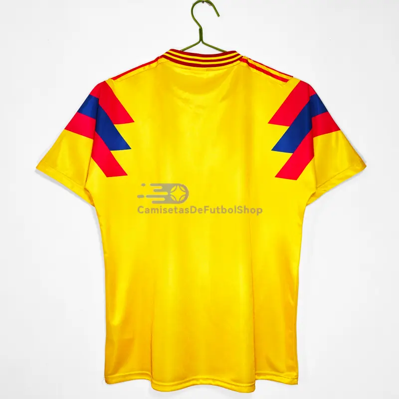 Camiseta Colombia 1990 1ª Equipación Retro Amarillo