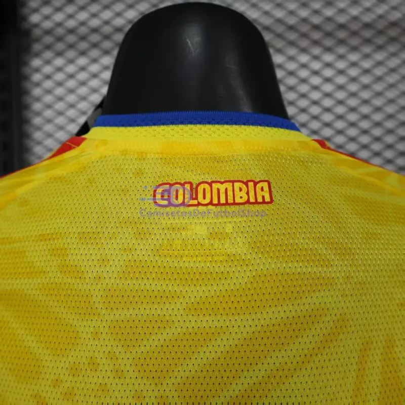 Camiseta Colombia 2026 1ª Equipación ML Amarillo (EDICIÓN JUGADOR)