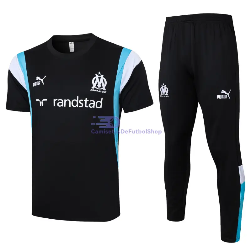 Camiseta de Entrenamiento Olympique Marsella 2023/2024 Kit Negro