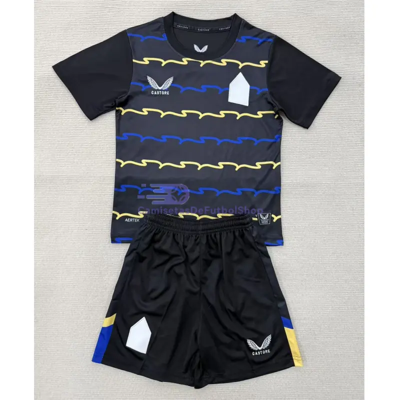 Camiseta Everton FC 2025/2026 3ª Equipación Negro Niño Kit