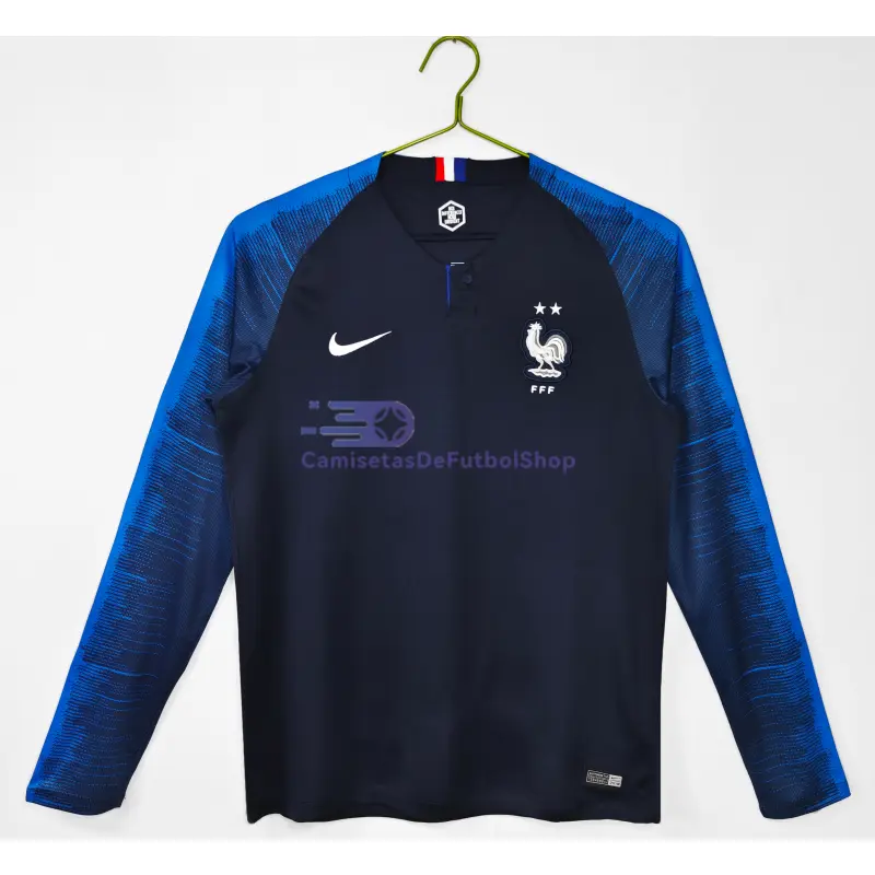 Camiseta Francia 2018 1ª Equipación Retro ML Azul Copa Mundial