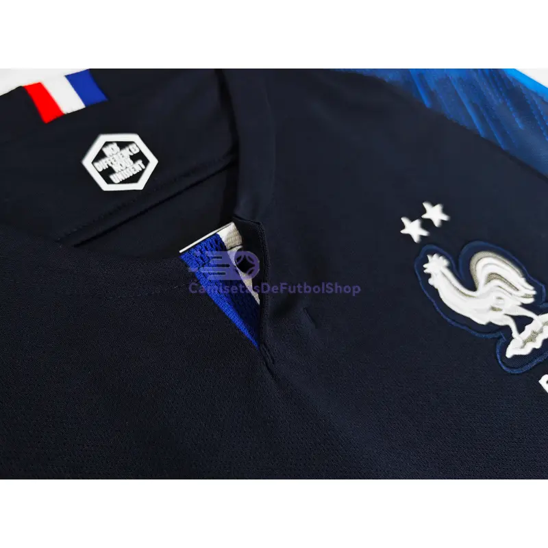 Camiseta Francia 2018 1ª Equipación Retro ML Azul Copa Mundial